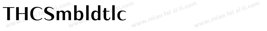 距更紗黑體 T HC Semibold Italic字体转换